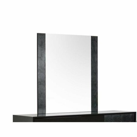 HOMEROOTS Italian Modern Mirror - Black 282548